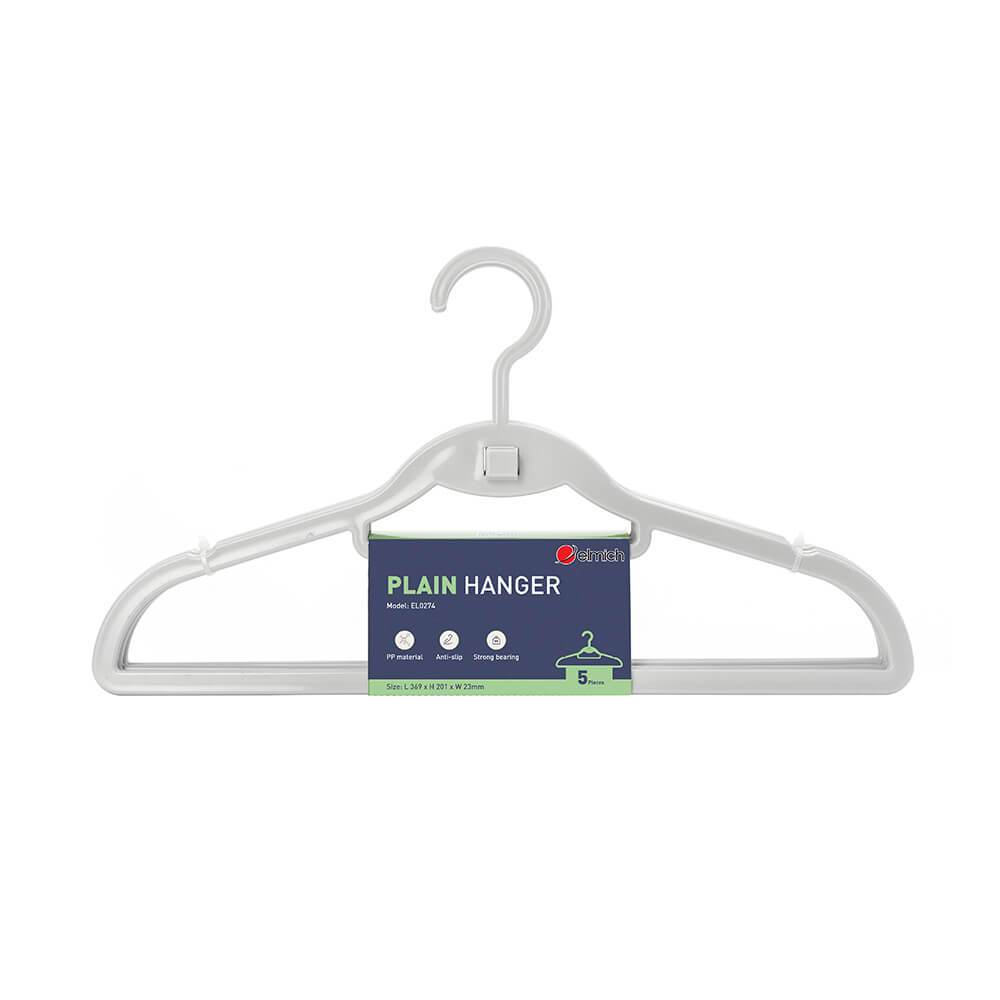 Bộ móc áo trơn 5 chiếc Elmich EL0273/4
