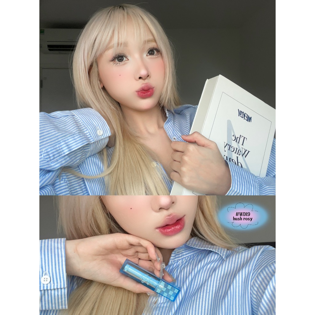 Ảnh Son Tint Bóng Merzy The Watery Dew Tint/ Bisous Glow Gel Tint 4