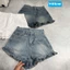 Quần short jean nữ chất denin lưng cao lai bèo dễ thương William- AT483