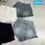 Quần short jean nữ chất denin lưng cao lai bèo dễ thương William- AT483