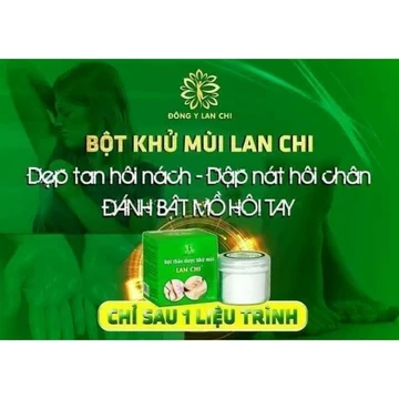 Bột Khử Mùi - Bột Thảo Dược Khử Mùi Dưới Cánh Tay Chính Hãng - Đông Y Lan Chi 79