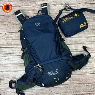 Balo du lịch nam nữ Jack Wolfskin Moab Jam 30L, Balo leo núi trekking đi phượt chống nước có ngăn đựng laptop
