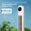 Quạt tháp không cánh đối lưu lọc không khí Fujihome TF-13E nhập khẩu, quạt cây đứng điện tử điều khiển từ xa màn LCD fan
