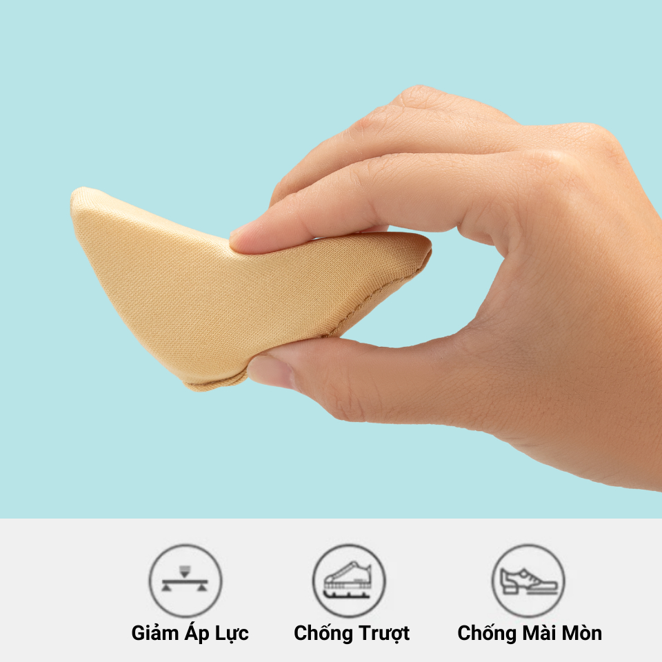 Ảnh Miếng Lót Đệm Mũi Giày Eva MINSU M5530 Êm Chân Giúp Tăng Size Giày, Tránh Xước Ngón Chân 2