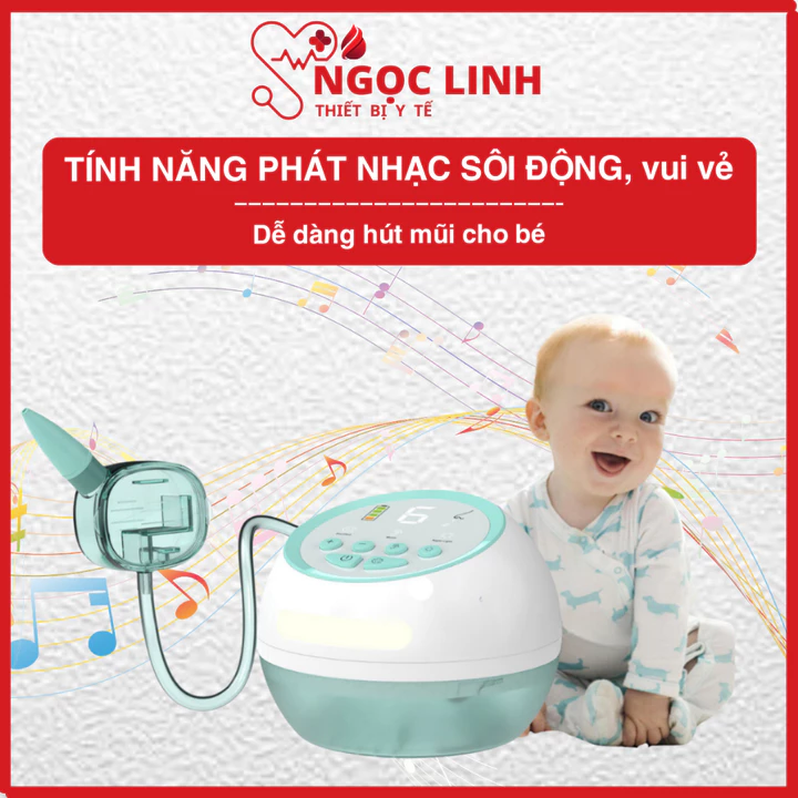 Máy Hút Mũi Cho Bé T10 Khử Trùng Bằng Tia Cực Tím, Hút Chất Nhầy, Đờm, Nước Mũi An Toàn, Hiệu Quả – 6
