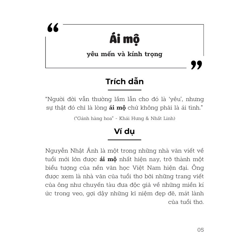 Ảnh Sách Nâng cấp vốn từ, nâng tầm diễn đạt Version 2- Bộ từ điển từ hay ý đẹp, gọi tên tác giả 4