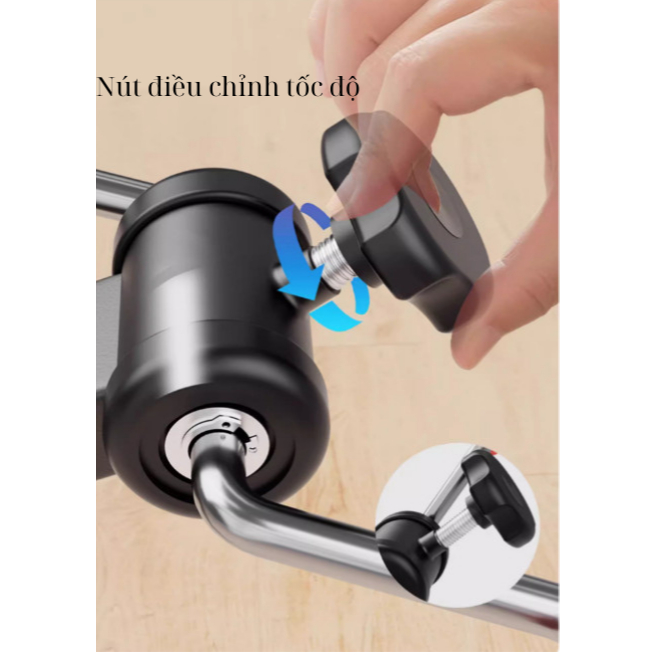 Xe đạp tập phục hồi chức năng tay chân, xe tập thể thao tại nhà tiện lợi