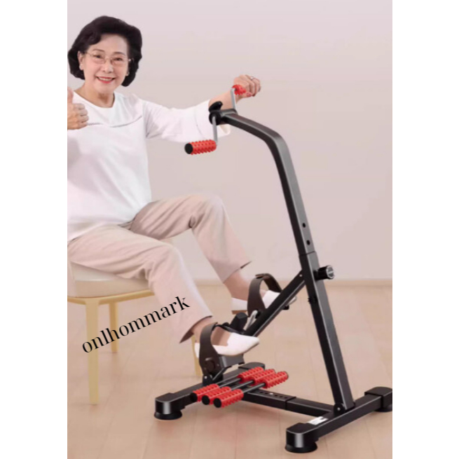 Xe đạp tập phục hồi chức năng tay chân, xe tập thể thao tại nhà tiện lợi