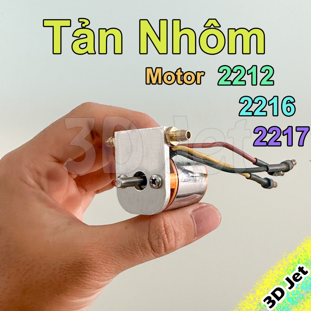 Tản Nhiệt Nhôm cho Motor 2212 2216 2217 chế tàu RC, tan nhiet nhom ...