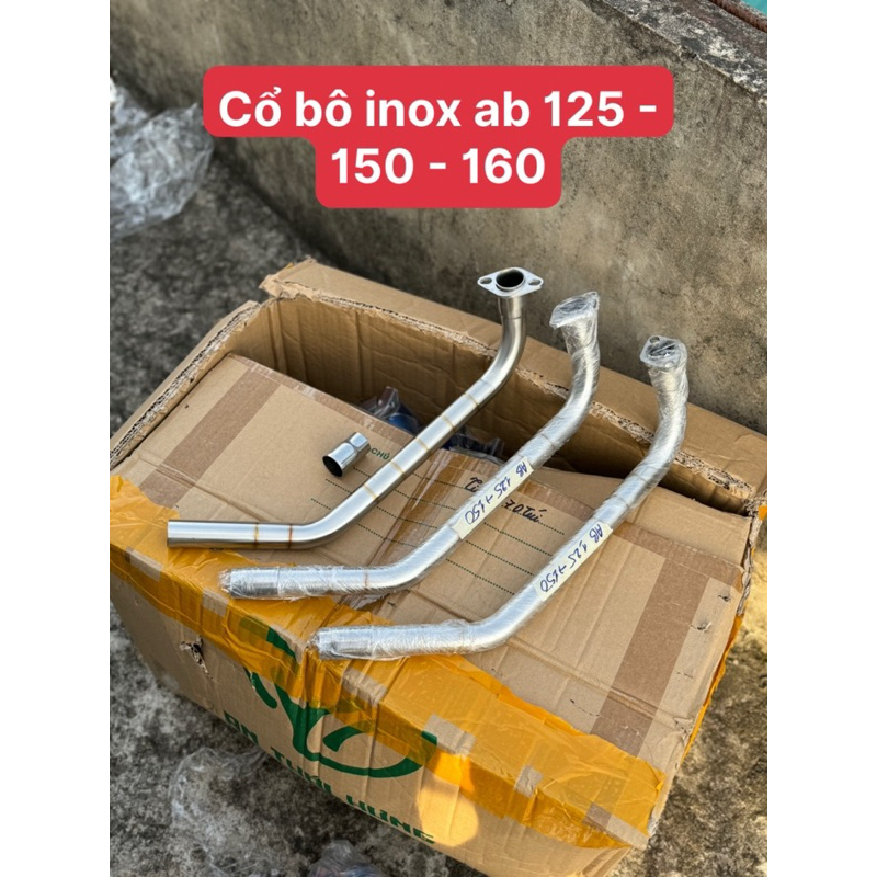 Cổ bô inox 304 gắn xe air blade 125 - 150 và 160 | Shopee Việt Nam