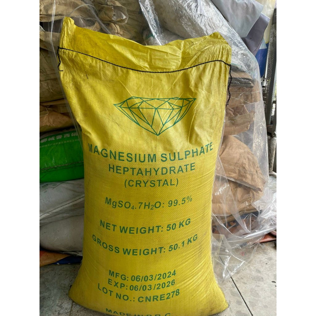 Phân Bón Magnesium Sulphate (Muối Epsom) -xanh lá dày lá MgSO4.7H2O ...