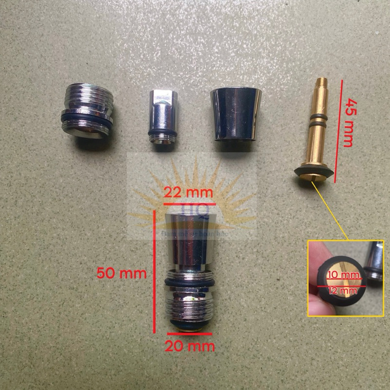 Bộ núm rút sen 4 món - Ti rút củ sen nóng lạnh | Shopee Việt Nam