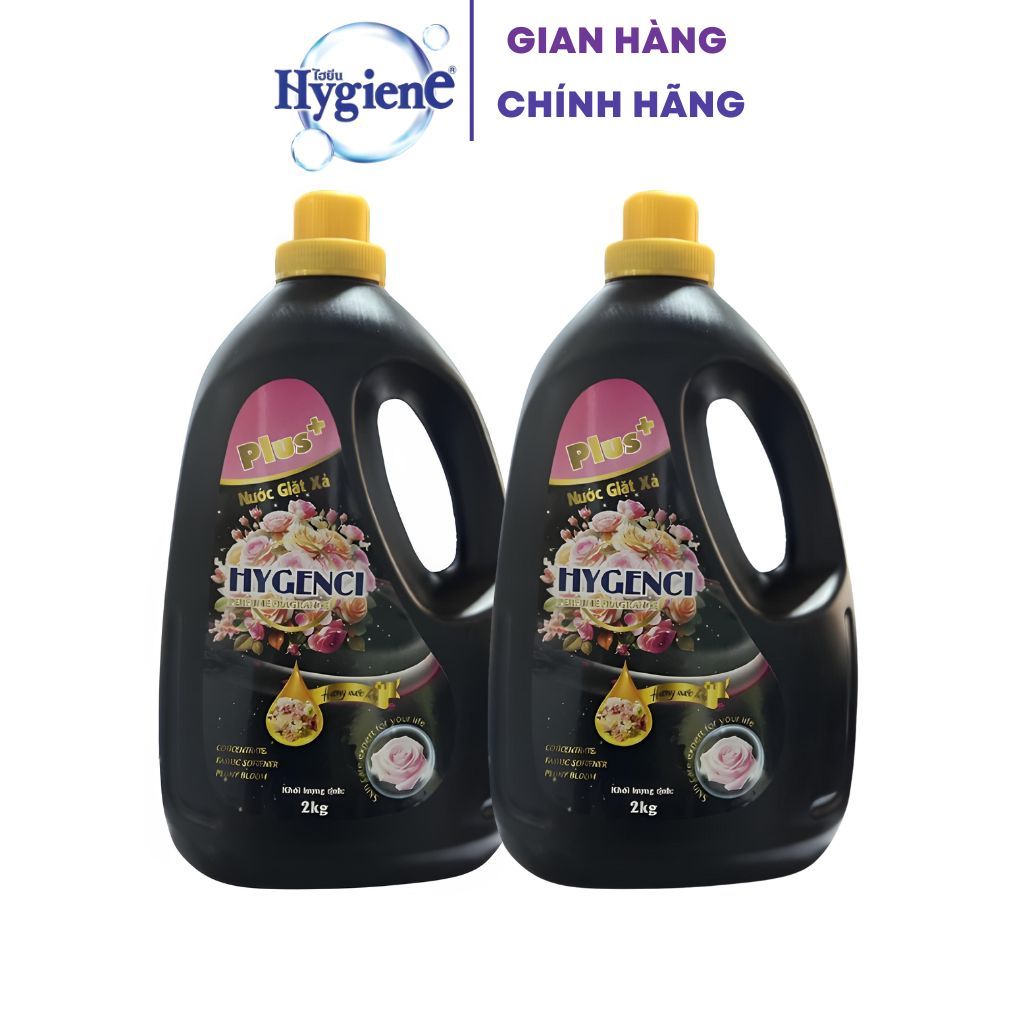 (COMBO 2 CAN) Nước Giặt Hygenci Plus Hàng Việt Nam Công Nghệ 3D Thái Lan Can 2kg !