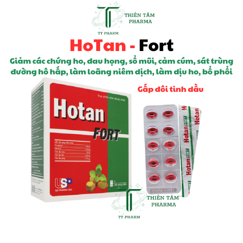 Hotan Fort - Viên uống bổ phế, giảm ho, ấm đường hô hấp hiệu quả từ ...