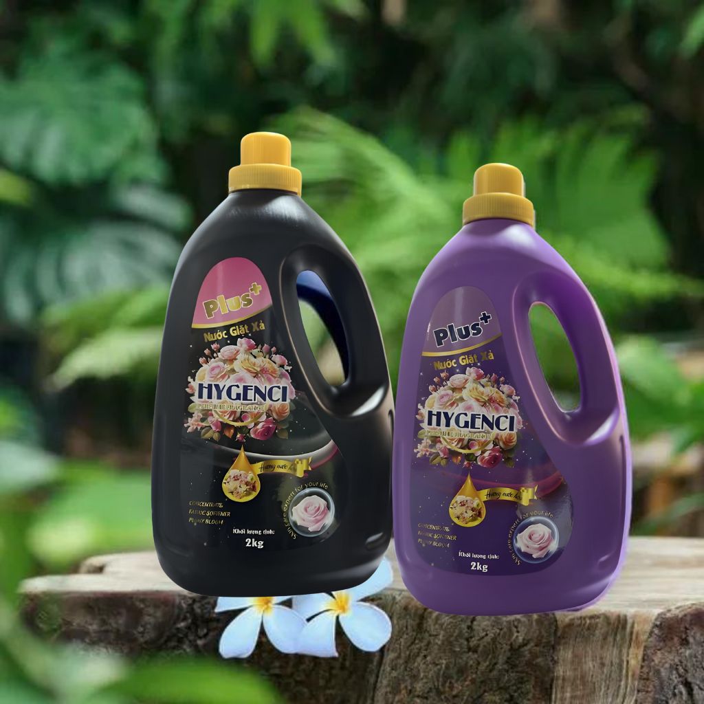 (COMBO 2 CAN) Nước Giặt Hygenci Plus Hàng Việt Nam Công Nghệ 3D Thái Lan Can 2kg.