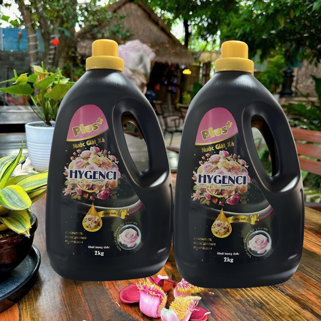 (COMBO 2 CAN) Nước Giặt Hygenci Plus Hàng Việt Nam Công Nghệ 3D Thái Lan Can 2kg.