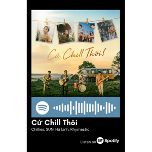 Thẻ Spotify nhóm nhạc Chillies (có thể quét được mã)