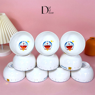 Bộ tô dĩa chén sứ Mèo máy Đôraemon cao cấp - Dư Dư