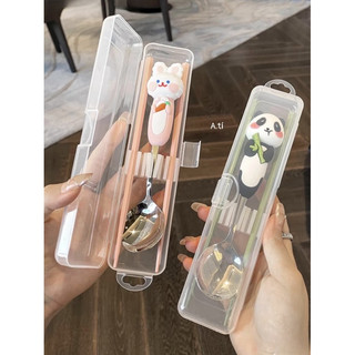 Bộ thìa đũa hình động vật đáng yêu cho bé 🌸 tuyển sỉ🌸