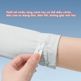 Bao tay chống nắng, găng tay chống nắng nữ Sport dài chống tia UV UPF50+ có gai chống trơn