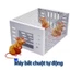 Bẫy Lồng Bắt Chuột Thông Minh Tự Động Chất Liệu Thép Không Gỉ Không Độc Hại