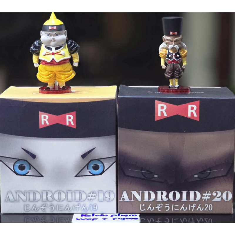 Cặp mô hình resin WCF Dragon Ball chính hãng League Studio Android 19 ...