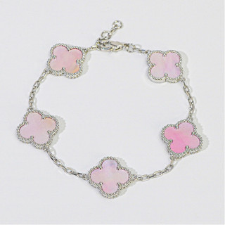 Vòng tay nam nữ LAMY Flower Clover Bracelet Silver 2265