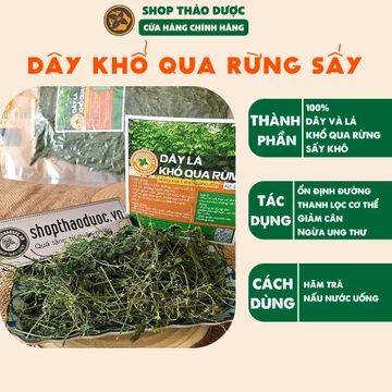 [VIdeo] Dây Lá Khổ Qua Rừng Sấy Khô Hút Chân Không - Dây Khổ Qua Rừng Khô Ổn Định Đường Huyết