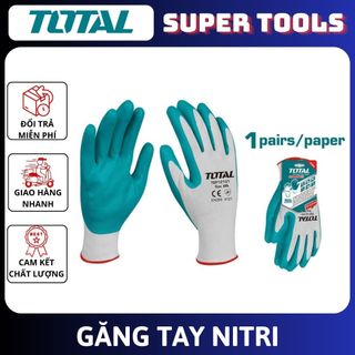 ĐỒ NGHỀ TOTAL Găng tay Nitri TSP12101 . TSP12102 <HÀNG CHÍNH HÃNG>