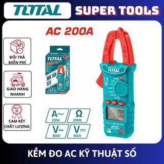 ĐỒ NGHỀ TOTAL Kềm đo AC/DC kỹ thuật số TMT42002