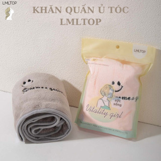 KHĂN QUẤN TÓC Ủ TÓC NHANH KHÔ , SIÊU THẤM NƯỚC ,GIÚP TÓC MAU KHÔ