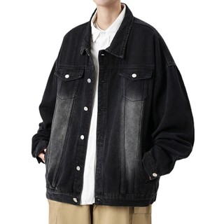 Áo Khoác Jeans Bò nam nữ Unisex, áo khoác bò form rộng màu Xanh Đen xám Wash bigsize Avocado