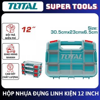 ĐỒ NGHỀ TOTAL Hộp nhựa đựng linh kiện 12 inch TPBX1121