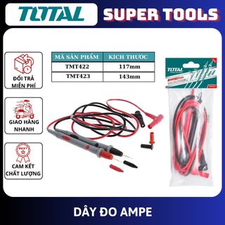 ĐỒ NGHỀ TOTAL Dây đo ampe TMT422 TMT423<HÀNG CHÍNH HÃNG>