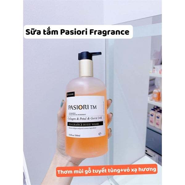 Sữa tắm Nước hoa Pasiori trắng da, giúp da mềm mịn 500ml