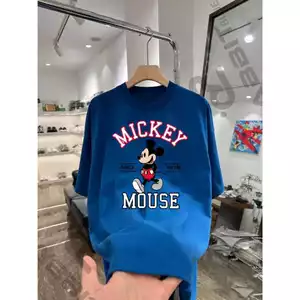 Áo thun hoạt hình Mickey Mouse Since 1928 - Rabbit Blue