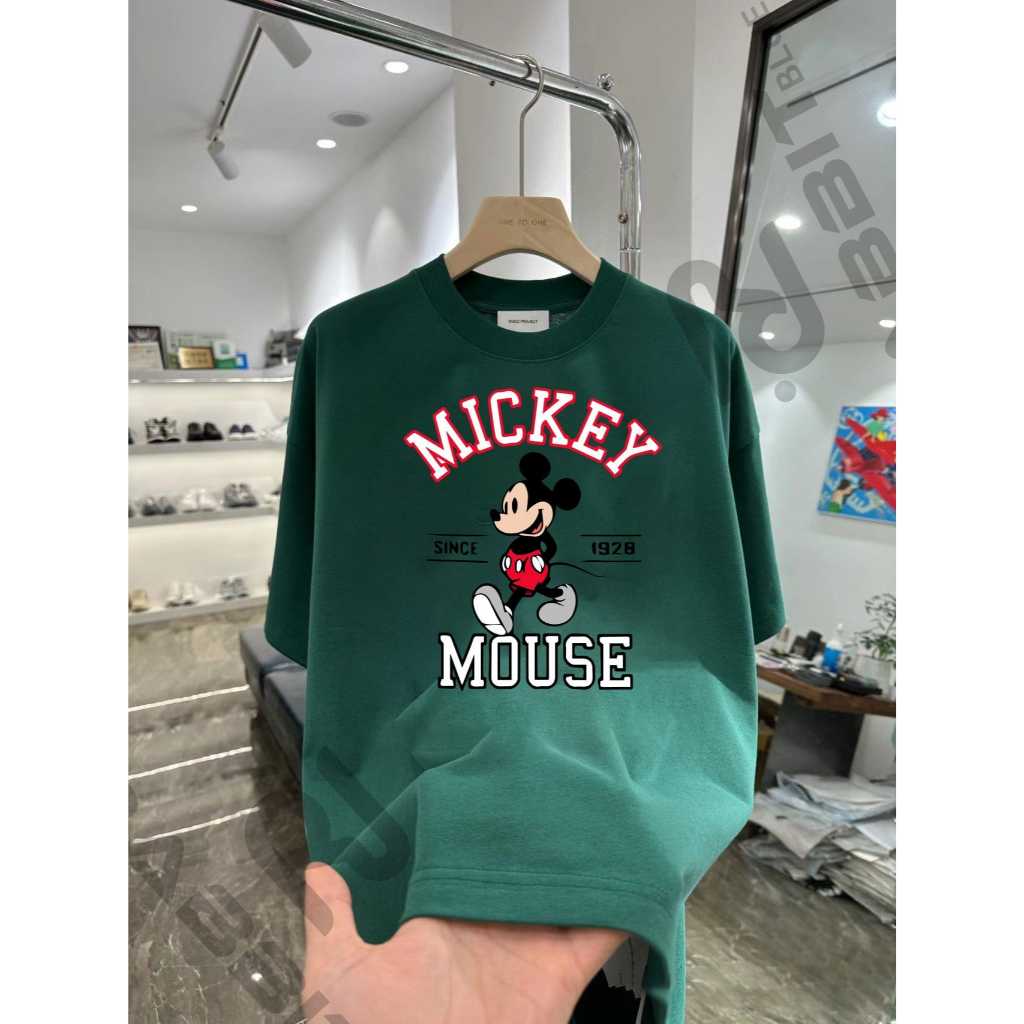Áo thun hoạt hình Mickey Mouse Since 1928 - Rabbit Blue
