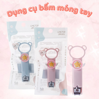 Dụng cụ bấm móng tay hoạt hình dễ thương LMLTOP - nhỏ gọn, tiện lợi và an toàn tuyệt đối