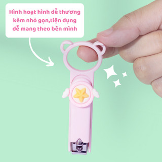 Dụng cụ bấm móng tay hoạt hình dễ thương LMLTOP - nhỏ gọn, tiện lợi và an toàn tuyệt đối