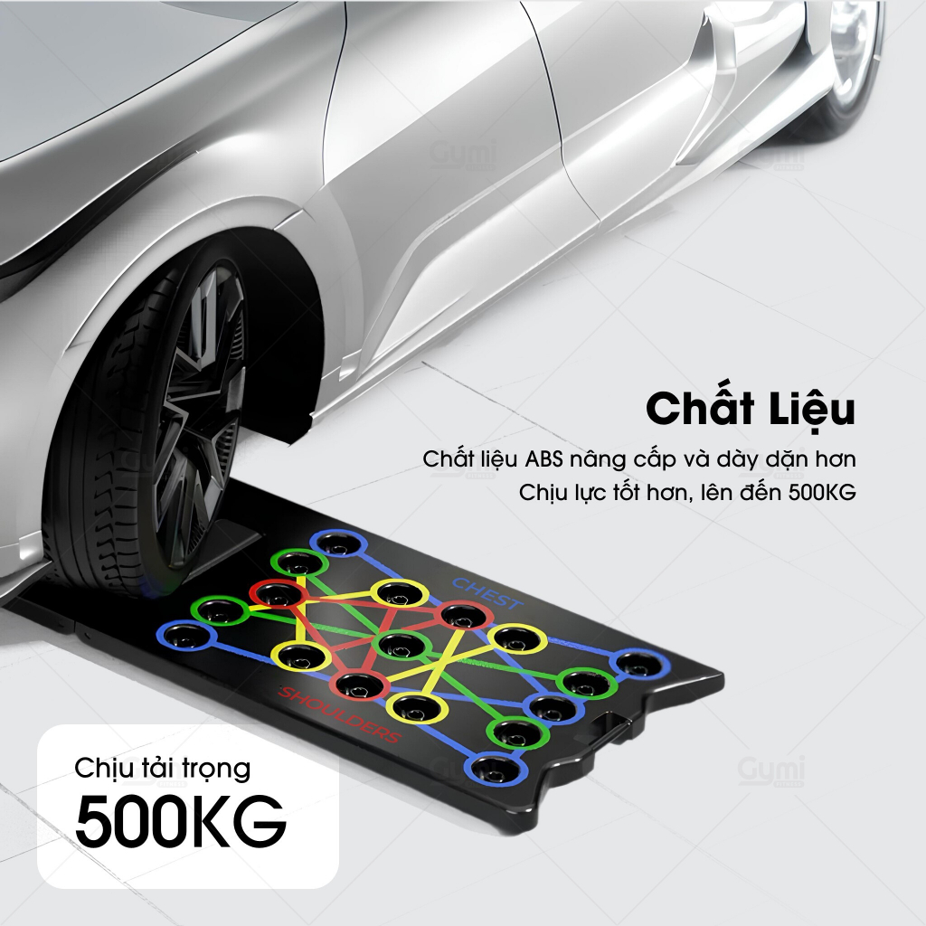 Bảng Chống Đẩy 34 Ô Tập Luyện Đa Cơ - Dụng Cụ Hít Đất Tăng Cơ Ngực, Vai, Tay Sau, Gập Gọn Tại Nhà - ChongDay