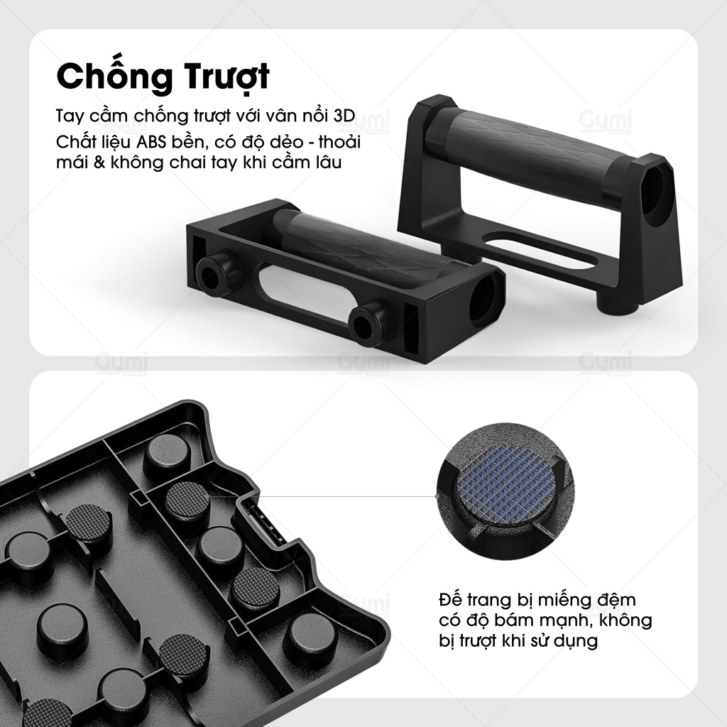 Bảng Chống Đẩy 34 Ô Tập Luyện Đa Cơ - Dụng Cụ Hít Đất Tăng Cơ Ngực, Vai, Tay Sau, Gập Gọn Tại Nhà - ChongDay