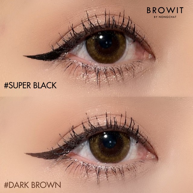 Bút Kẻ Mắt Nước Browit By Nongchat Aurora Long Stay Eyeliner Super Black 0.5g