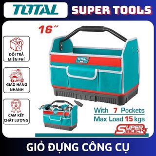 ĐỒ NGHỀ TOTAL Giỏ đựng công cụ 16 inch THT36L03