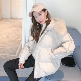 [NEW] Áo Khoác Phao NỮ LÓT LÔNG Nón Tháo Rời Được Thời Trang Mùa Đông Cực ẤM