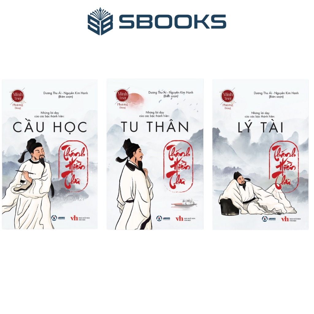 Sách Combo Boxset Thánh Hiền Thư : Cầu Học + Lý Tài + Tu Thân - SBOOKS OFFICIAL