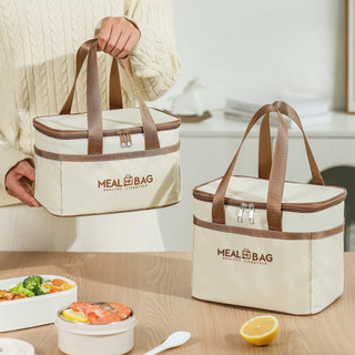 Túi Giữ Nhiệt Đựng Hộp Cơm ECO Vải Oxford Chống Thấm Nước, Túi Đựng Đồ Ăn Đi Làm Đi Học Tiện Lợi