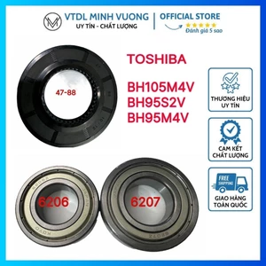 BI (BẠC ĐẠN) + PHỚT MÁY GIẶT TOSHIBA CỬA NGANG