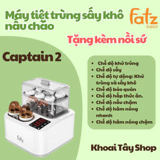 Máy tiệt trùng sấy khô nấu cháo thông minh tích hợp máy hâm sữa Captain 2 khoaitayshop
1.350.000
₫
-2%
5.0
Đã bán 5k+
Hà Nội