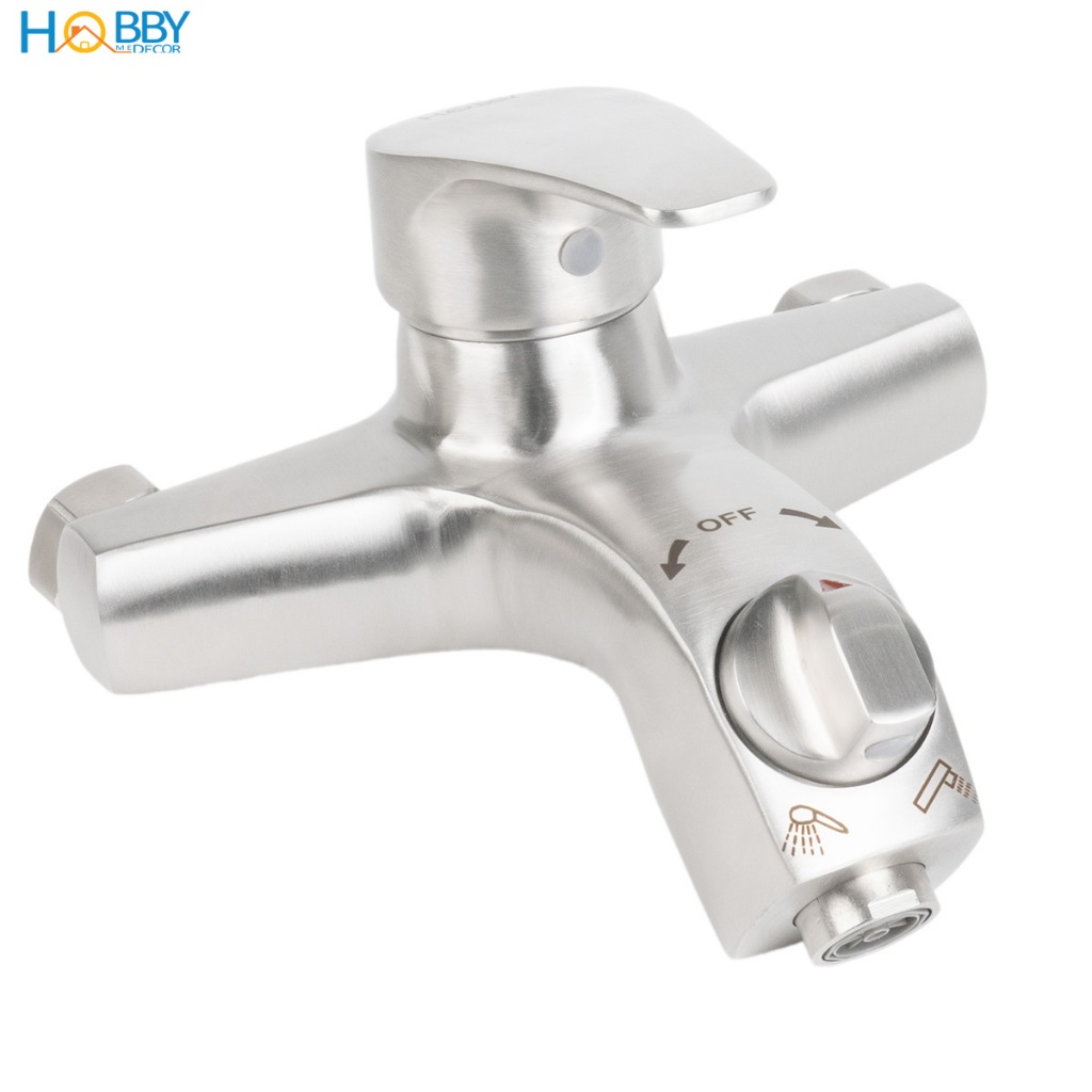 Củ sen gật gù nóng lạnh inox 304 mờ tăng áp Hobby home decor CSNL5