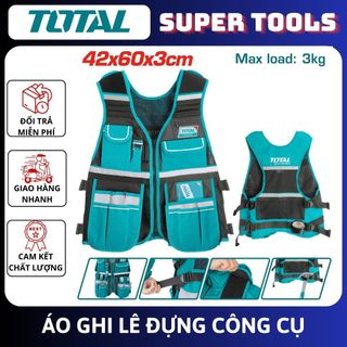 ĐỒ NGHỀ TOTAL  Áo gi lê đựng công cụ TTVT1601, TTVT16025